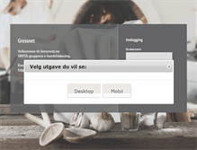 Tablet Screenshot of gressnet.no